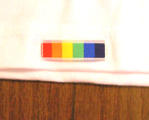 シマウマTシャツメンズタグ