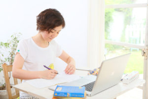 デザイン作業中